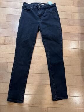 Levi’s 721 High Rise Skinny Denim Washed Black 29 Preppy Classic Basic Everyday